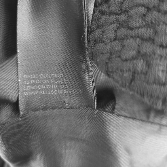 REISS Blazers Women's XS Designer Waffle knit Jacket Designer Casual Textured - Picture 10 of 11